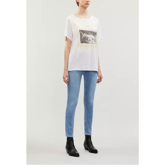 PAIGE Denim - PAIGE DENIM Hoxton Ankle Skinny Denim Jean in Hot Toddy Light Wash // 28